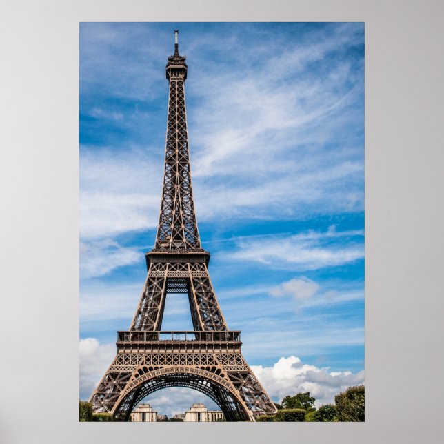 eiffel tower in paris, the city of love poster (Front)
