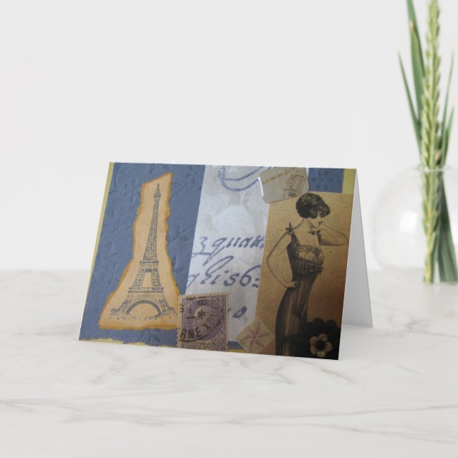 Eiffel Tower, J'Adore Card (Front)