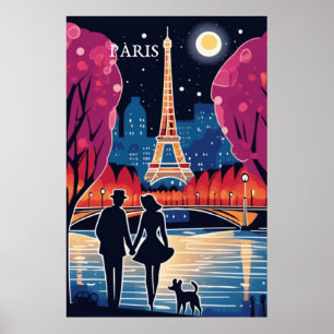Eiffel Tower Landmark of Paris Poster