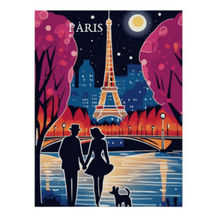Eiffel Tower Landmark of Paris Poster