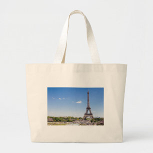 eiffel-tower large tote bag