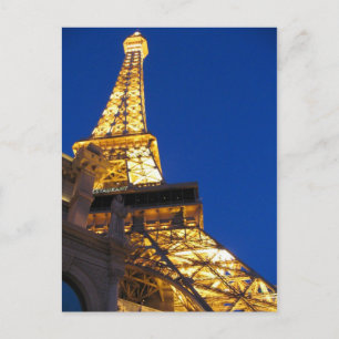 Eiffel Tower, Las Vegas, Nevada Postcard