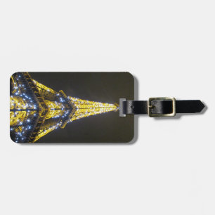eiffel tower luggage tag