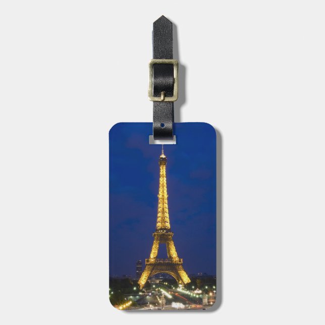 Eiffel Tower Luggage Tag (Front Vertical)