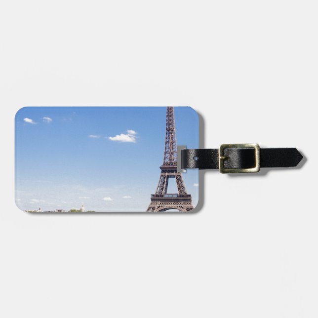 eiffel-tower luggage tag (Front Horizontal)