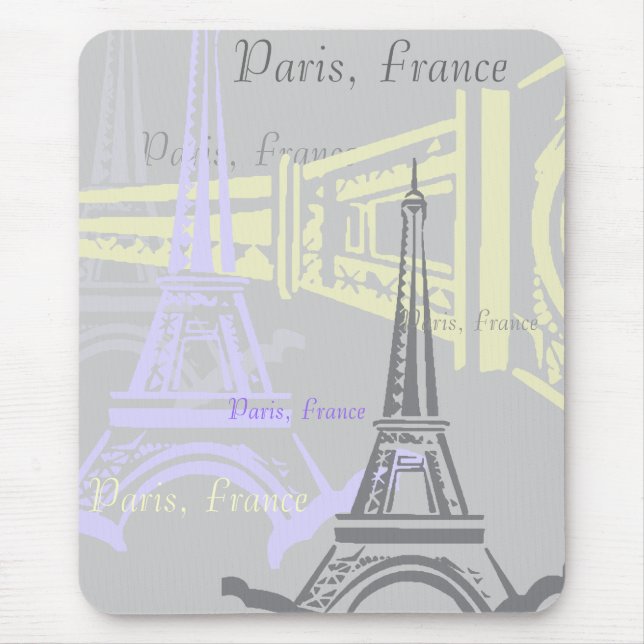 Eiffel Tower Mouse Pad (Front)