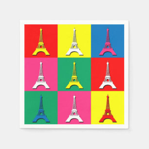 Eiffel Tower Napkin