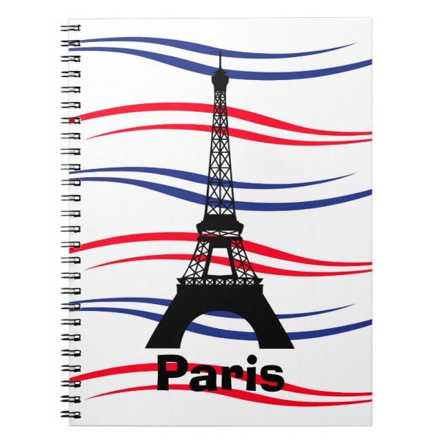 Eiffel Tower Notebook (Front)