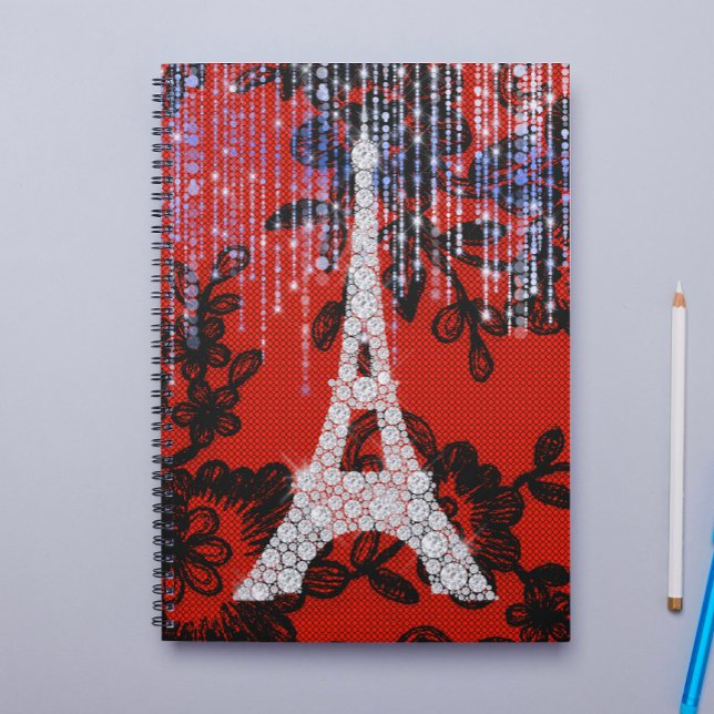 Eiffel Tower on Lace Notebook (Creator Uploaded)