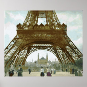 Eiffel Tower Painting Poster