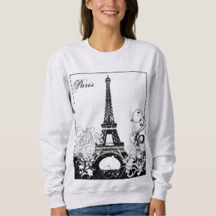 Eiffel Tower Paris (B/W) Sweatshirt