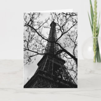 Eiffel Tower Paris Blank All Occassions Greetings Card
