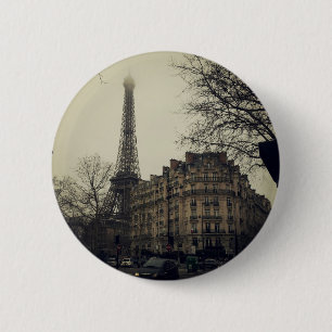 Eiffel Tower Paris City Building Architecture 6 Cm Round Badge