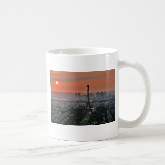 Eiffel Tower Paris Europe Travel Coffee Mug (Right)