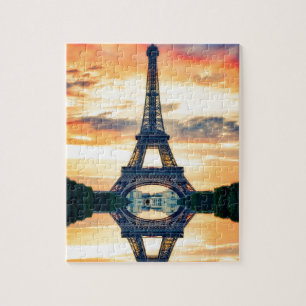 Eiffel Tower Paris Europe Travel Photo Jigsaw Puzzle