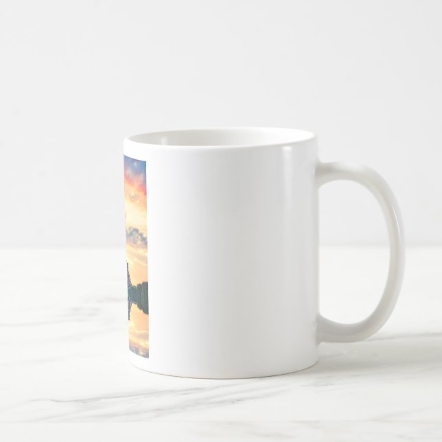 Eiffel Tower Paris Evening European Travel Coffee Mug (Right)