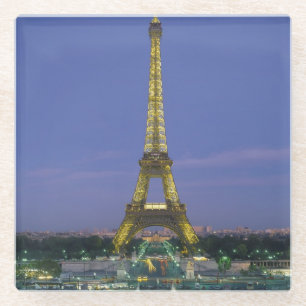 Eiffel Tower, Paris, France 2 Glass Coaster