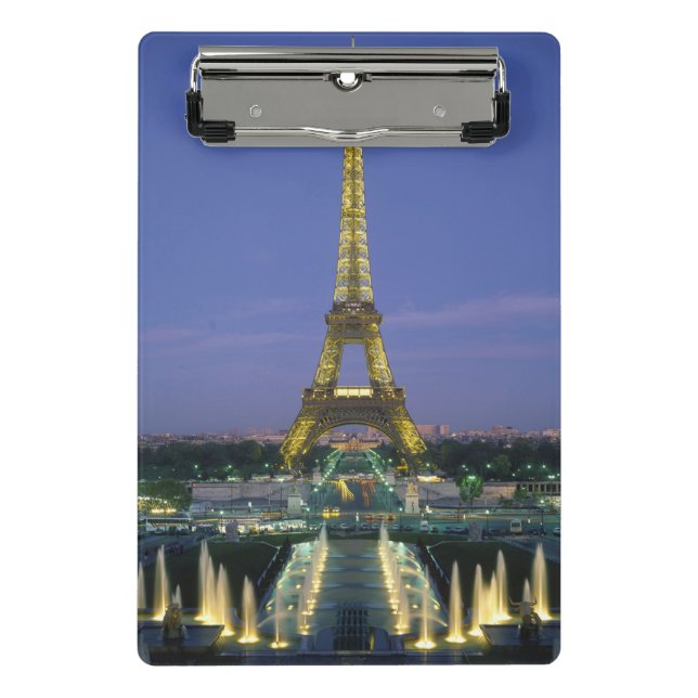 Eiffel Tower, Paris, France 2 Mini Clipboard (Front)