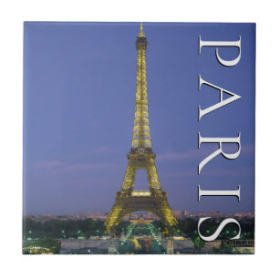Eiffel Tower Paris, France Ceramic Tile