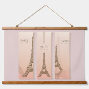 Eiffel Tower Paris France Hanging Tapestry