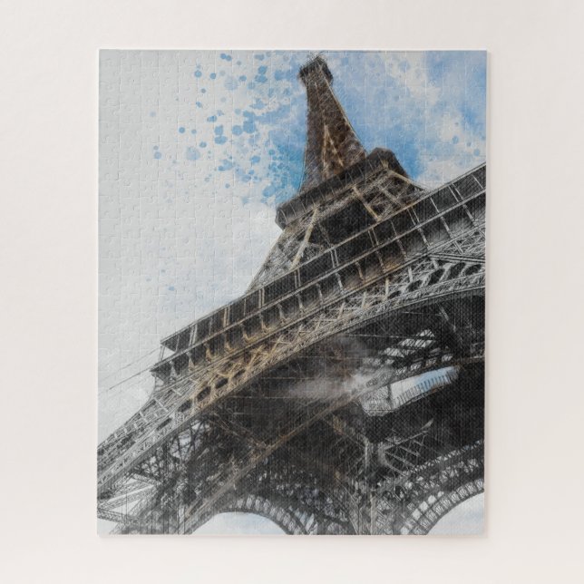 Eiffel Tower, Paris, France  Jigsaw Puzzle (Vertical)