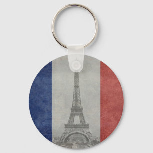 Eiffel tower, Paris France Key Ring