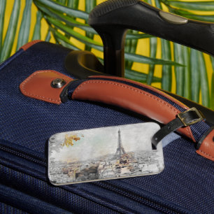Eiffel Tower. Paris, France Luggage Tag