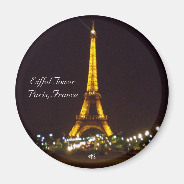 Eiffel Tower Paris, France Magnet (Front)
