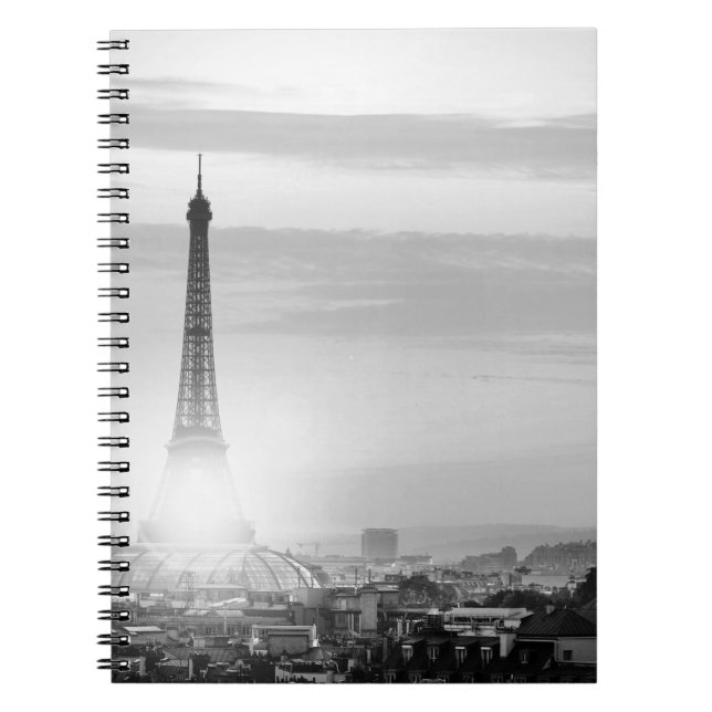 eiffel tower, Paris, France Notebook (Front)