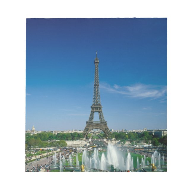 Eiffel Tower, Paris, France Notepad (Front)