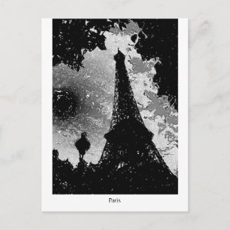 Eiffel Tower. Paris, France Postcard