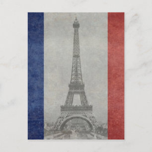 Eiffel tower, Paris France Postcard