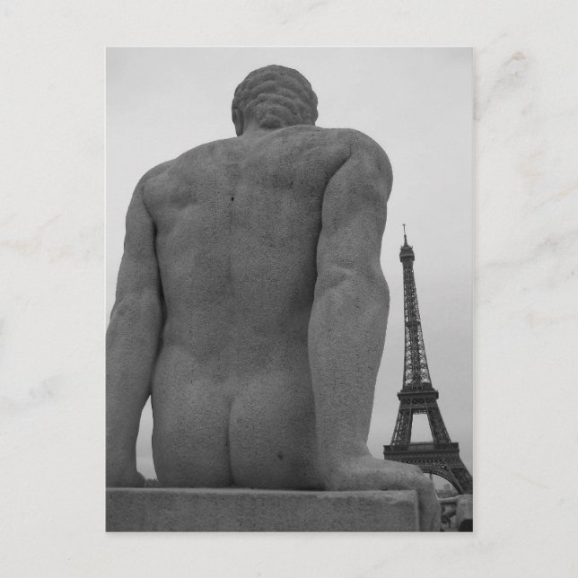 Eiffel Tower, Paris France Postcard II (Front)