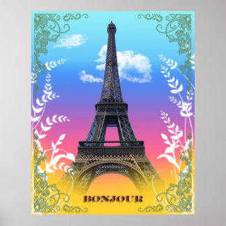 eiffel-tower-paris-france poster