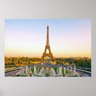 Eiffel tower, Paris. France. Poster