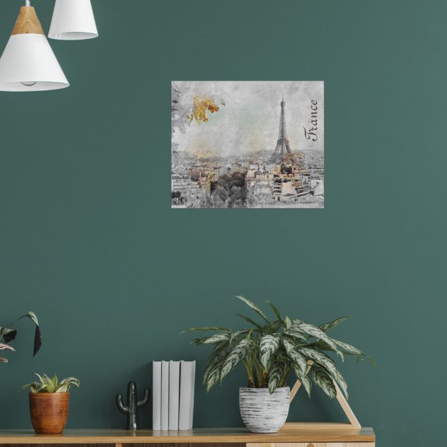 Eiffel Tower. Paris, France  Poster (Living Room 1)