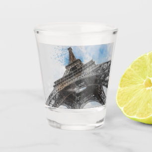 Eiffel Tower, Paris, France  Shot Glass