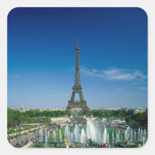 Eiffel Tower, Paris, France Square Sticker