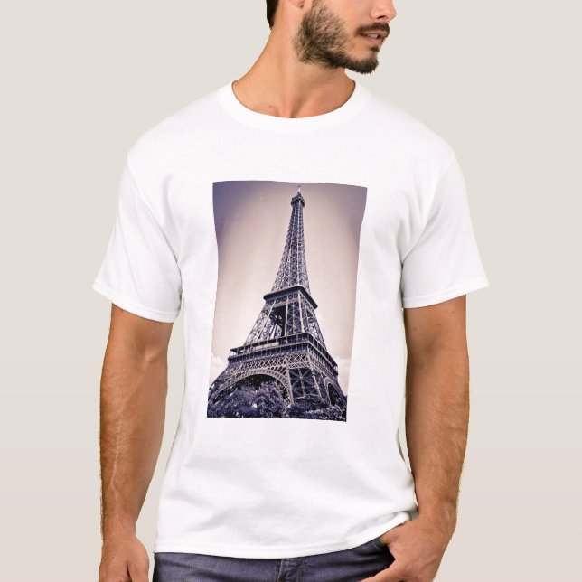 Eiffel tower, Paris, France T-Shirt (Front)