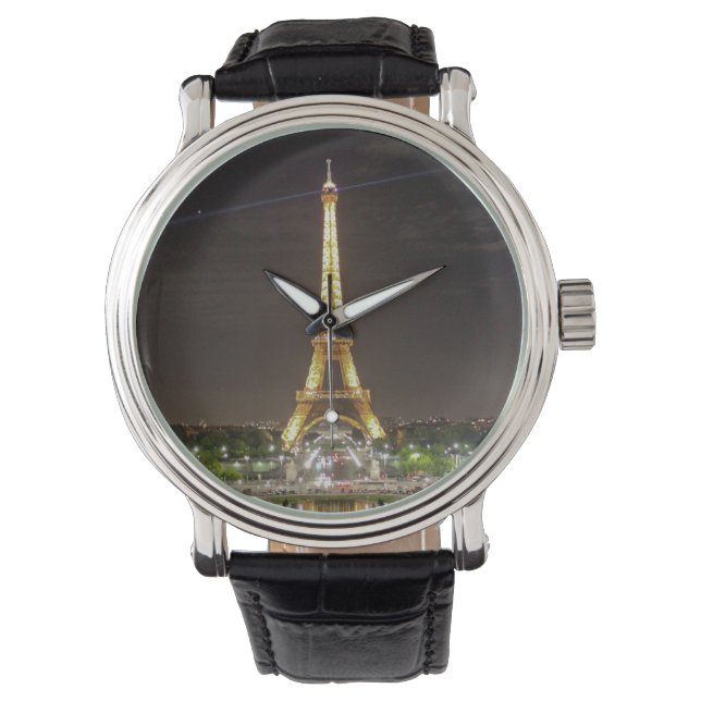 Eiffel Tower Paris France Watch (Front)