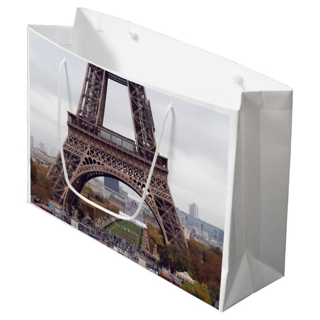 Eiffel Tower Paris Gift Bag (Front Angled)