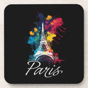 Eiffel Tower Paris Girls Travel Holiday France Sou Coaster