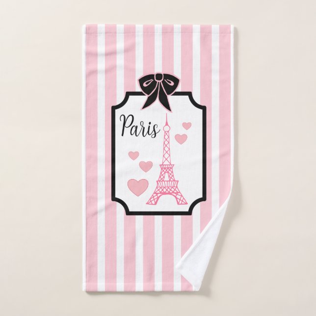 Eiffel Tower Paris Hand Towel  (Hand Towel)