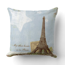 Eiffel Tower Paris Home France French Throw