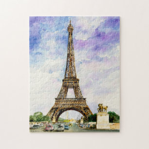 Eiffel Tower Paris. Jigsaw Puzzle