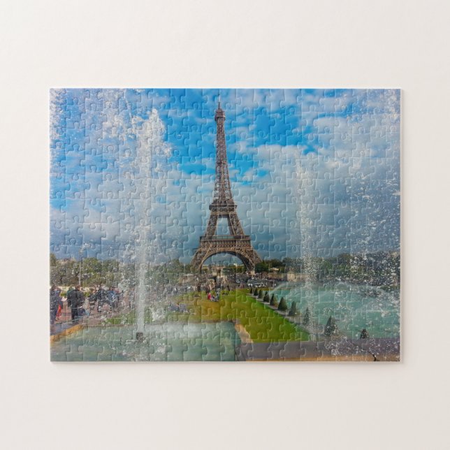 Eiffel Tower Paris. Jigsaw Puzzle (Horizontal)