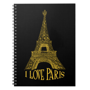 Eiffel tower.Paris Notebook