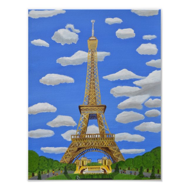 Eiffel Tower Paris Photo Print (Front)