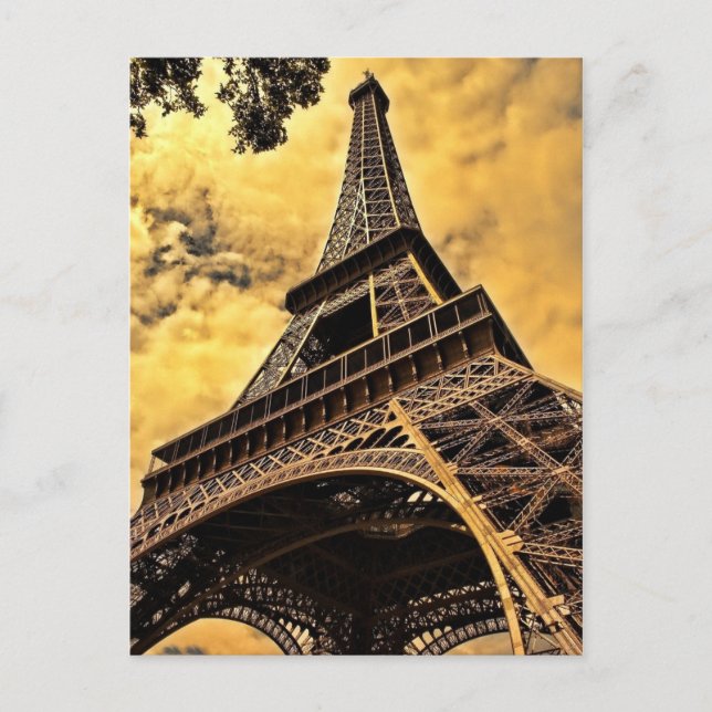 Eiffel Tower, Paris Postcard (Front)