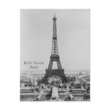 Eiffel Tower Paris Postcard
